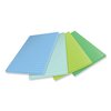 Post It Notes Super Sticky 100% Recycled Paper Super Sticky Notes, Ruled, 4 x 6, Oasis, 45 Sheets/Pad, 4PK 70007079927